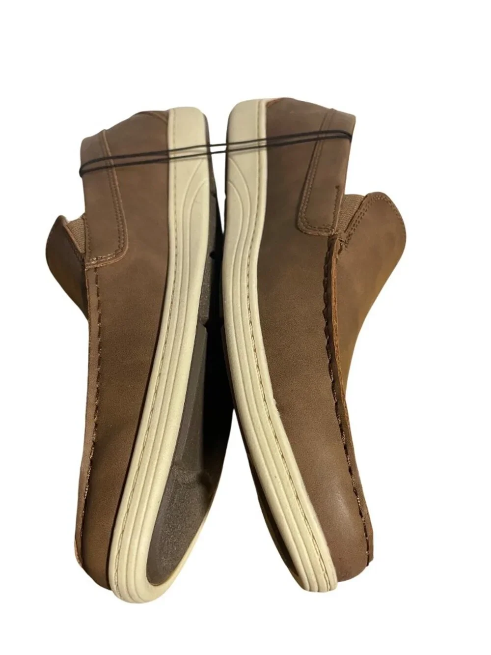Izod Seapoint Loafers Mens 10.5 M Tan Slip On Shoes Business Casual Everyday
